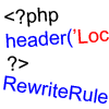 PHP Redirection (Header and URL Rewrite) - redirect php page header location RewriteRule