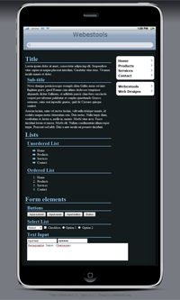 Web Design 11 - Iphone 3G apple style ipod touch web 2.0