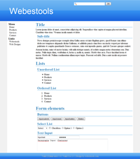 Web Design 12 - Blue web 2.0