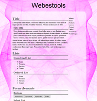 Web Design 24 - Design abstract, illusion, pink web 2.0 pink and white, abstract sober web 2.0, pink and white web 2.0 with transparency effects