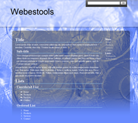 Web Design 03 - Blue