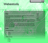 Web Design 04 - Green