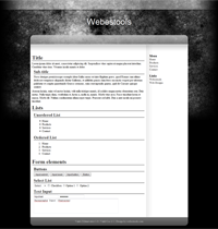 Web Design 41 - Design black sober web 2.0 black grey white transparency effects abstract