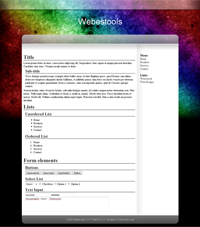 Web Design 45 - Design multicolor and black sober web 2.0 black multicolor grey white transparency effects abstract