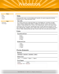 Web Design 55 - Design orange and grey sober web 2.0 - style blogs web 2.0 theme